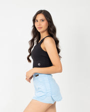 Falda Short Kamila Con Bolsillos